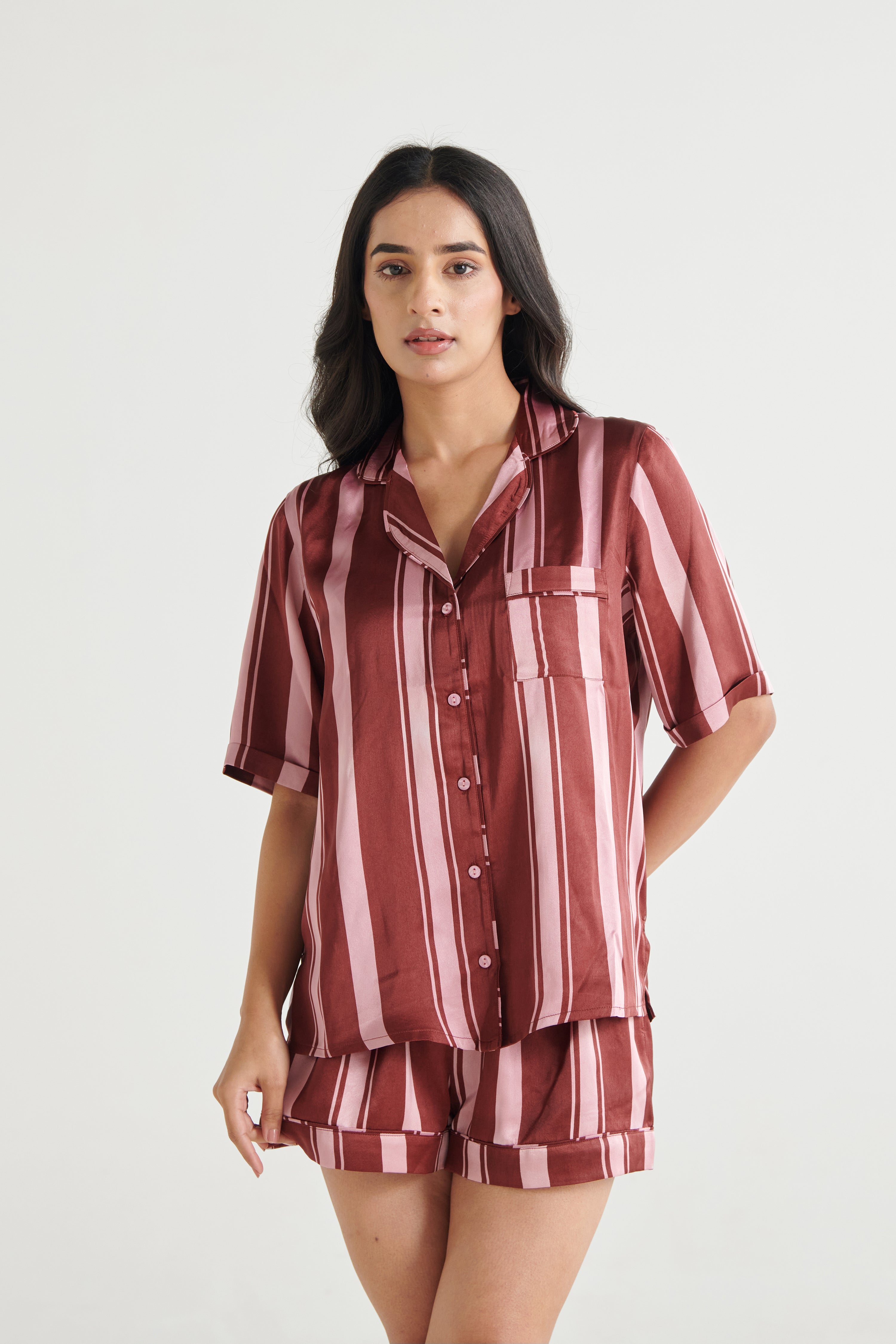 Mulberry Stripe Set