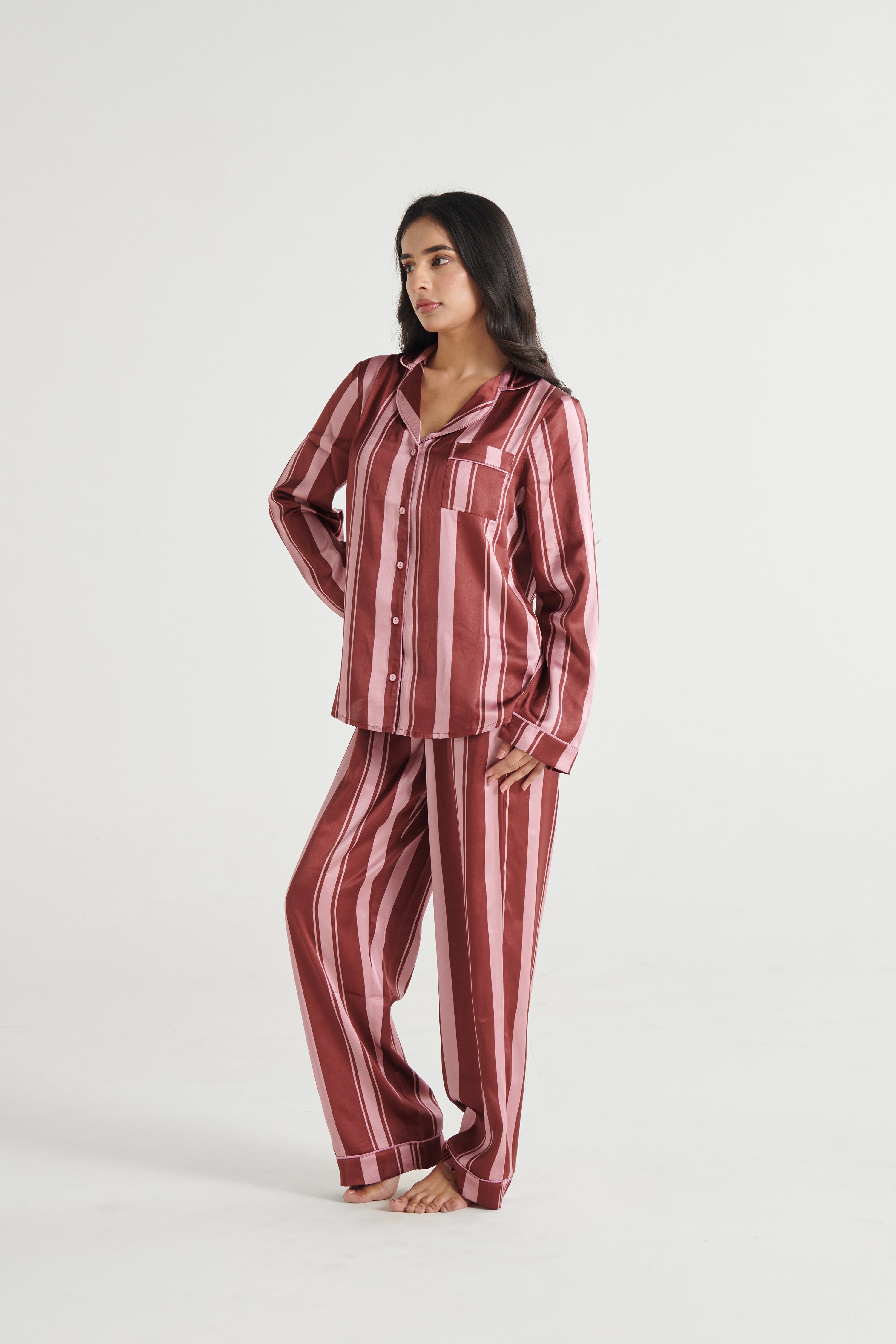 Mulberry Stripe Set