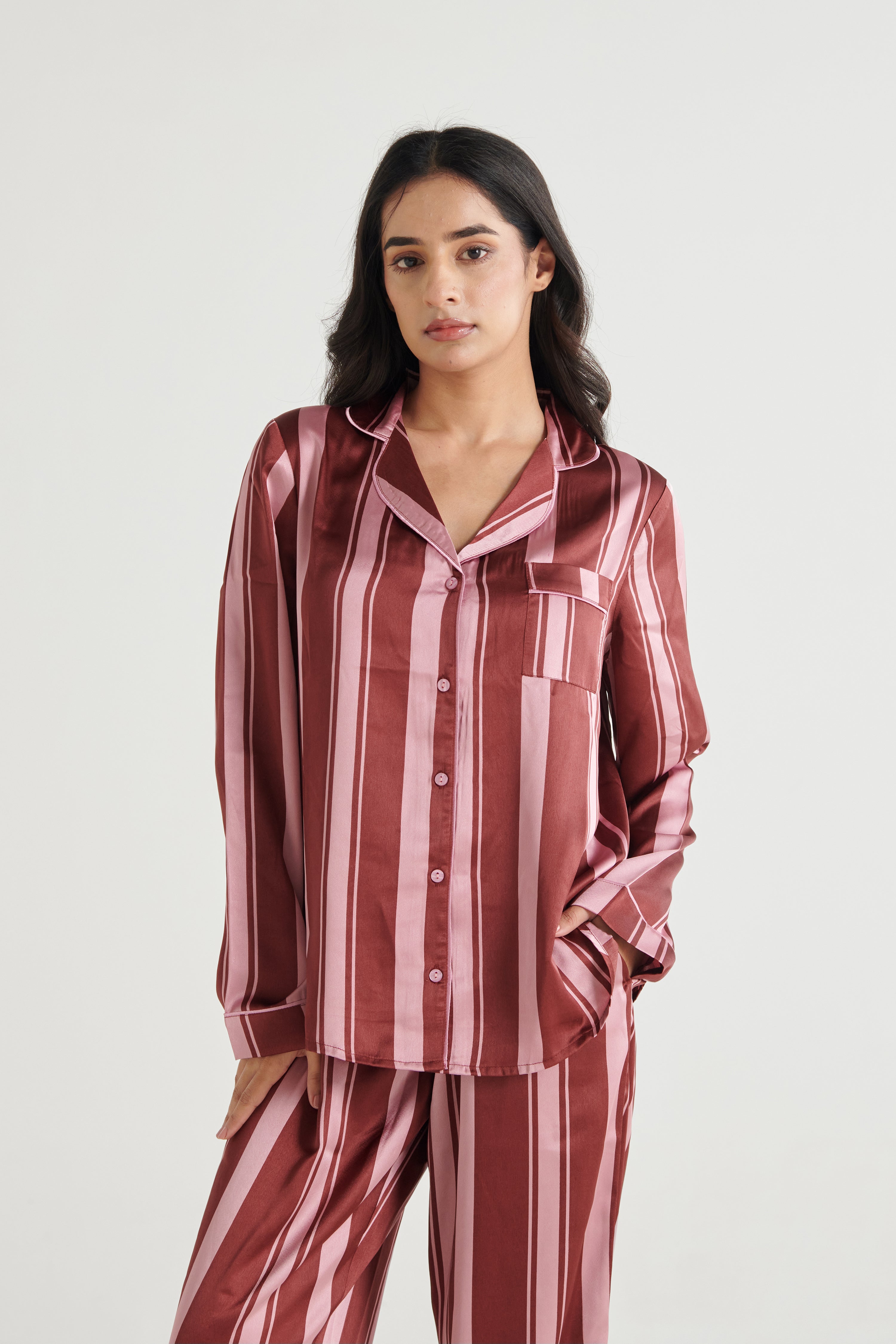 Mulberry Stripe Set