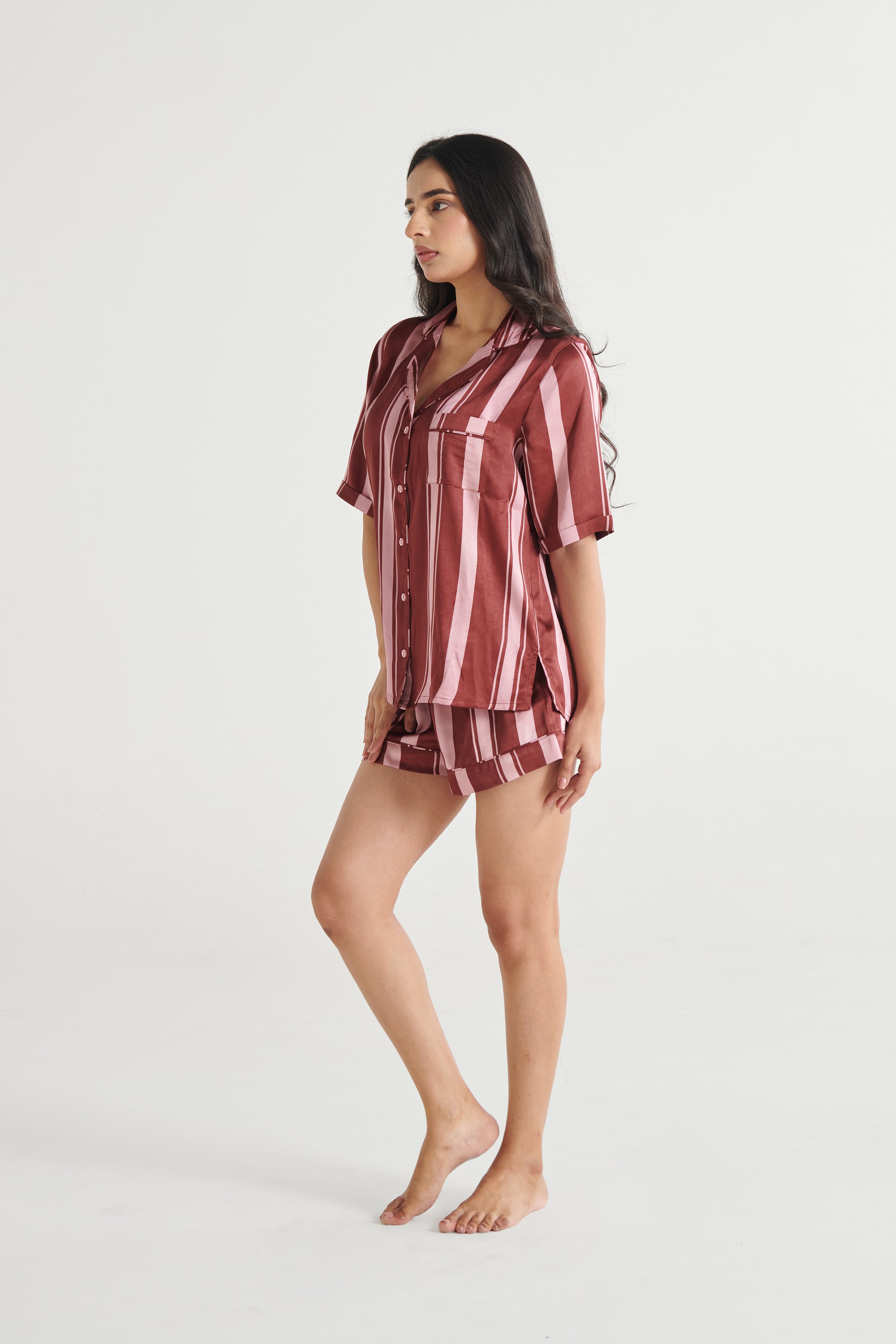 Mulberry Stripe Set