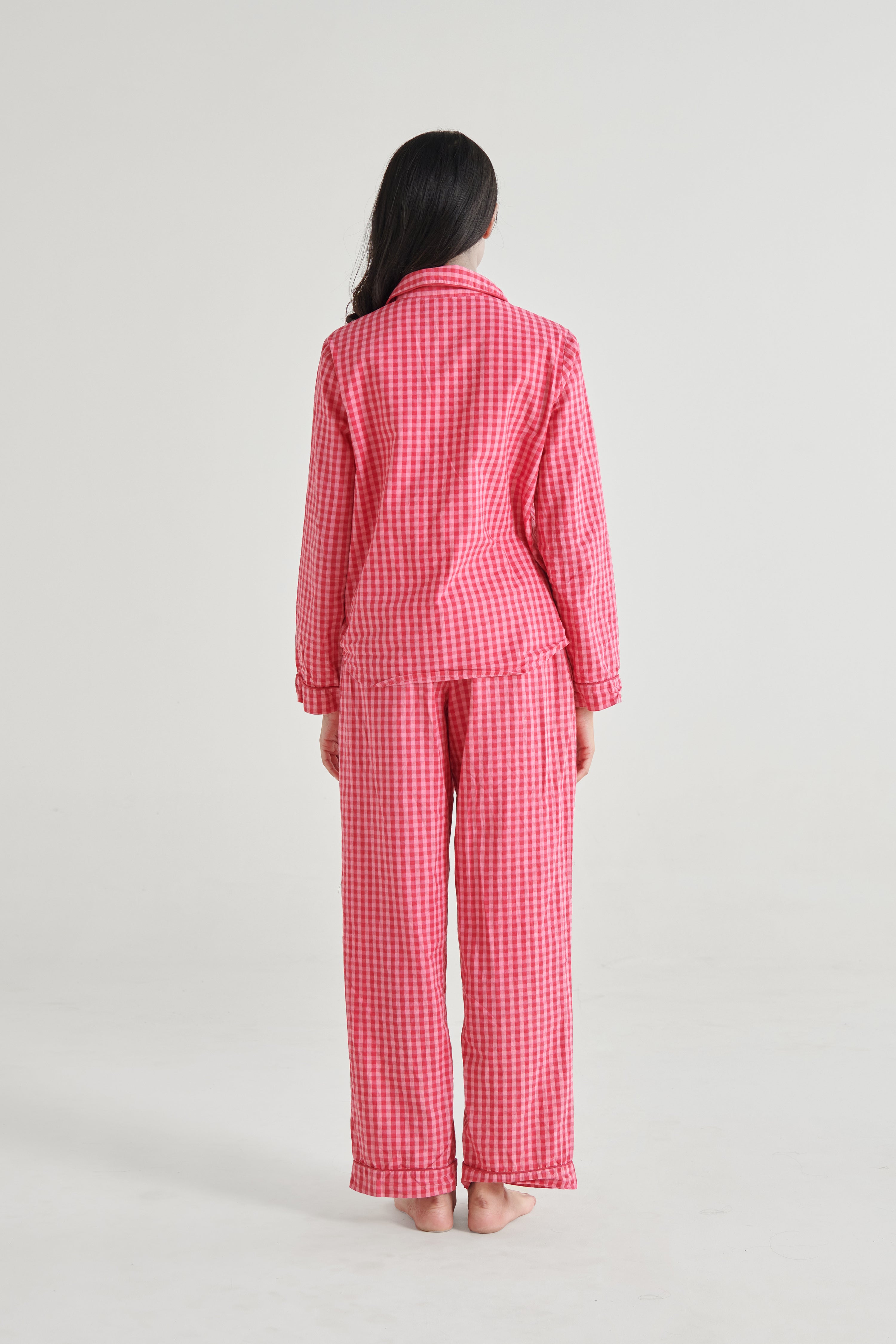 Pink Gingham Set