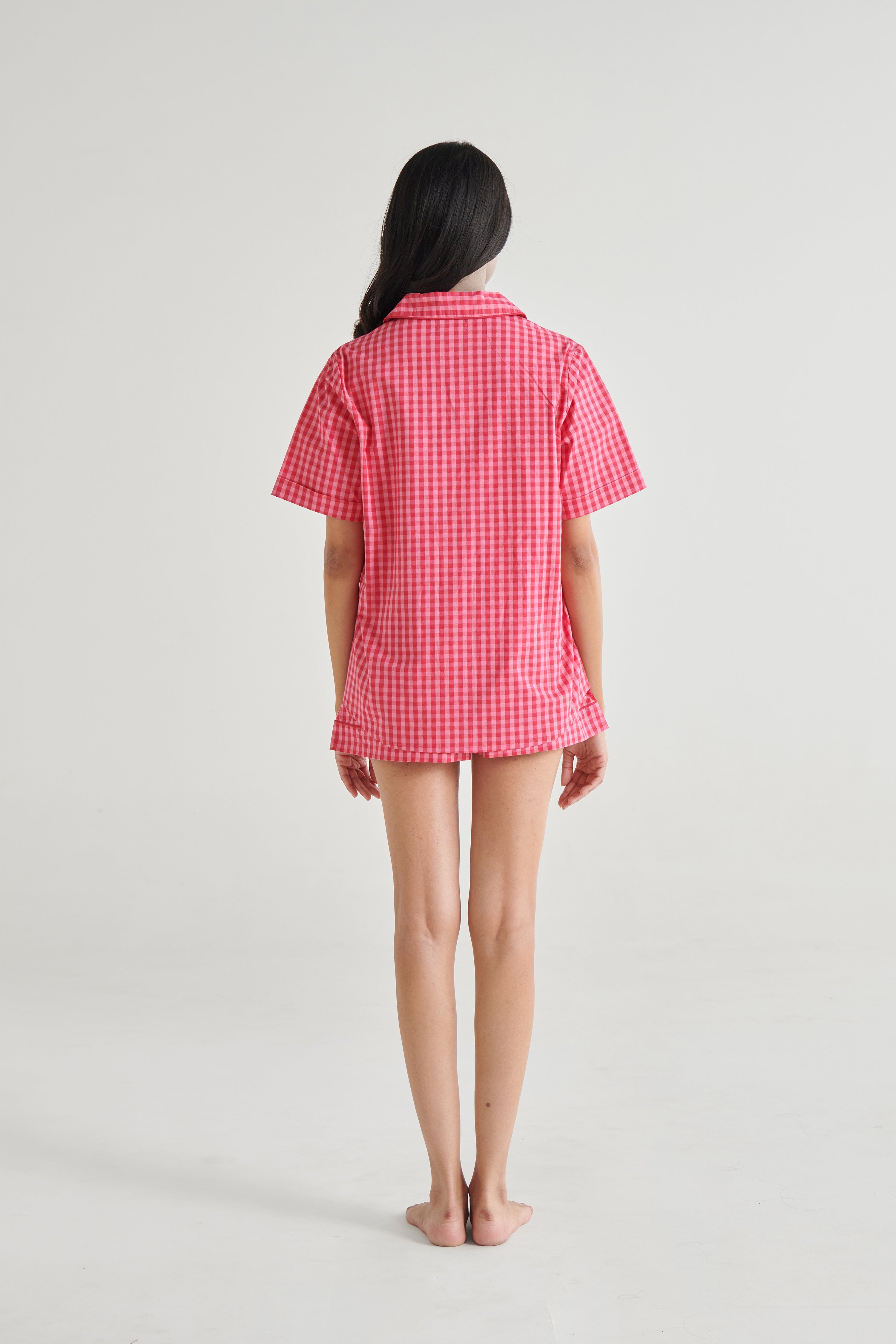 Pink Gingham Set