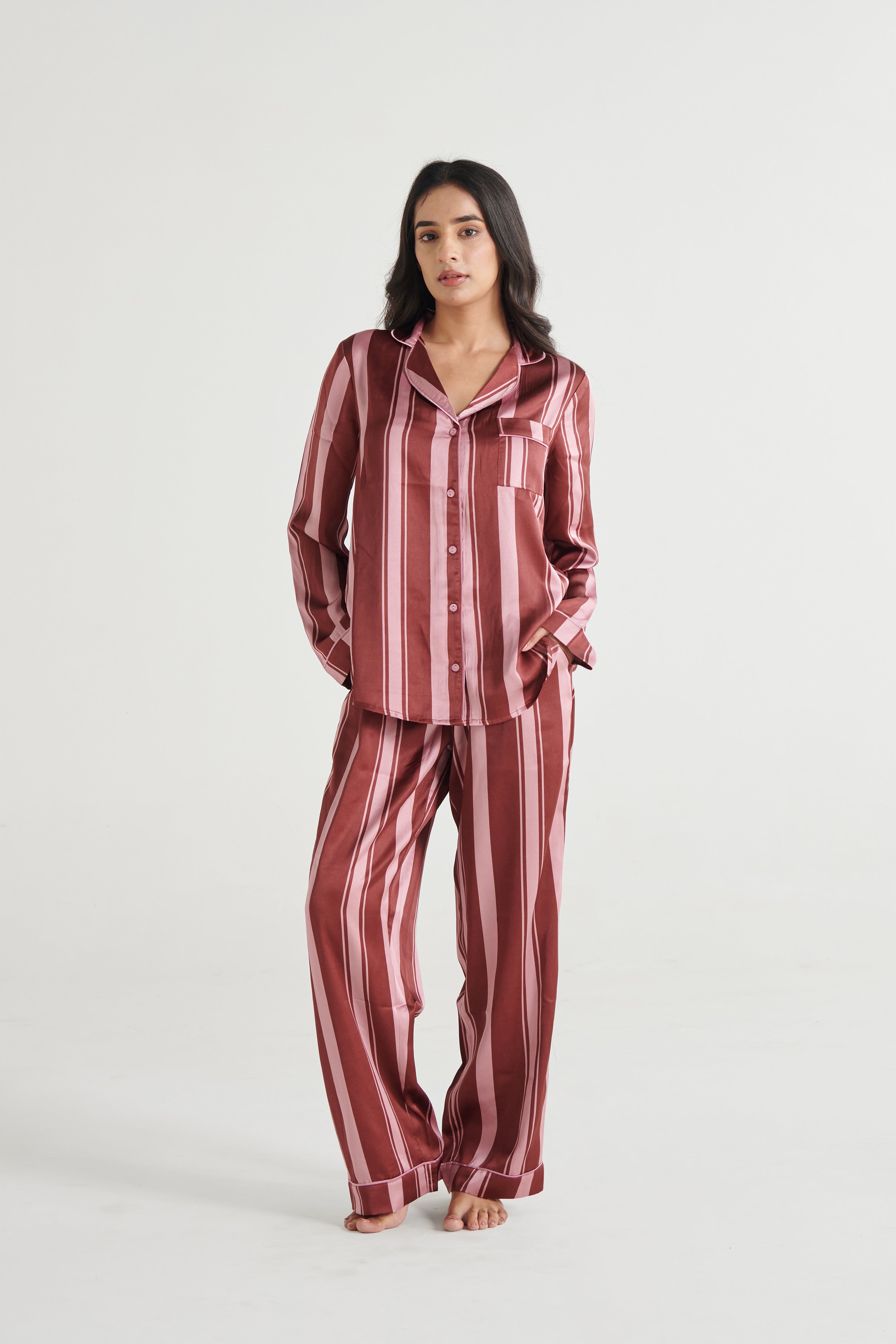 Mulberry Stripe Set