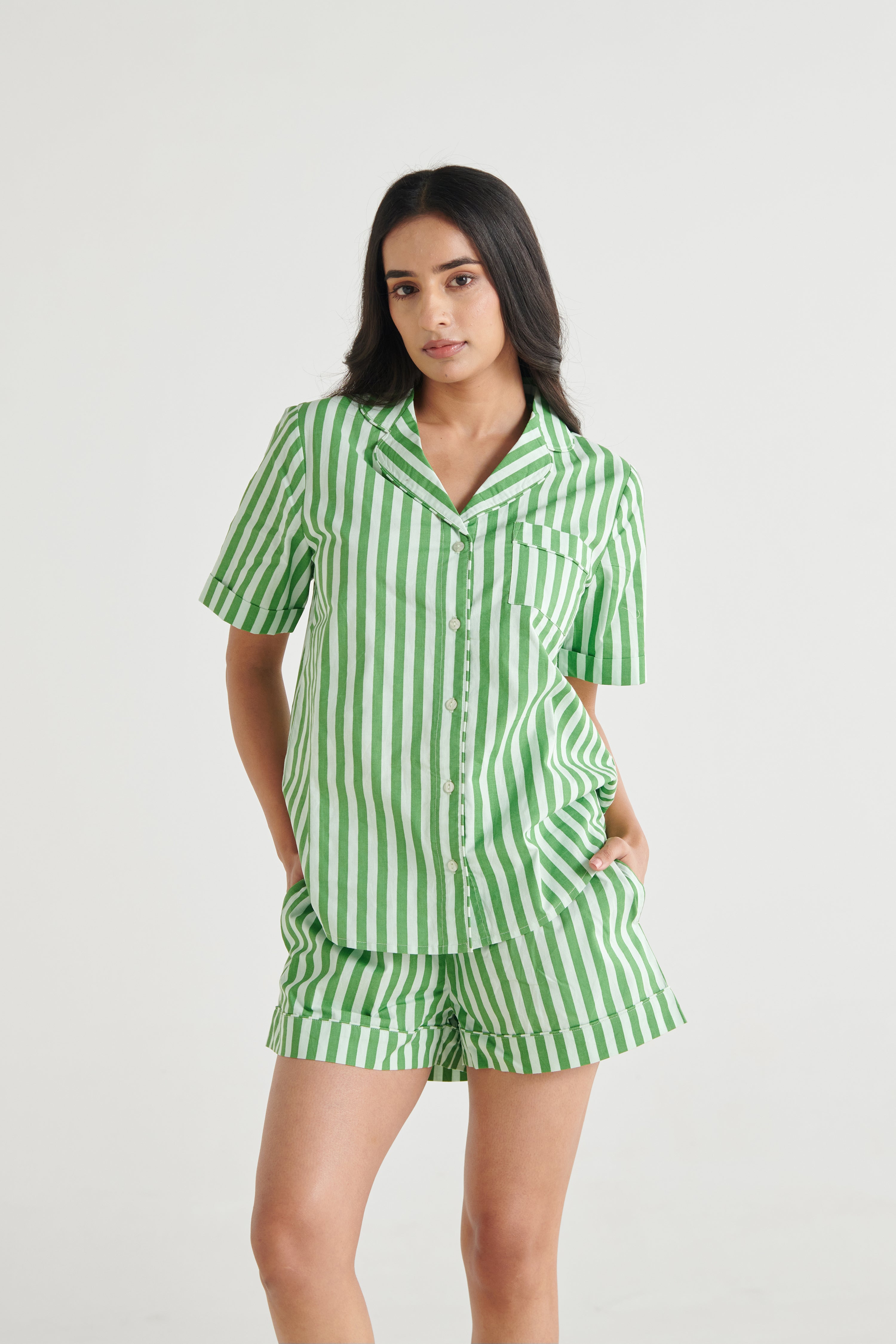 Mint Stripe Set