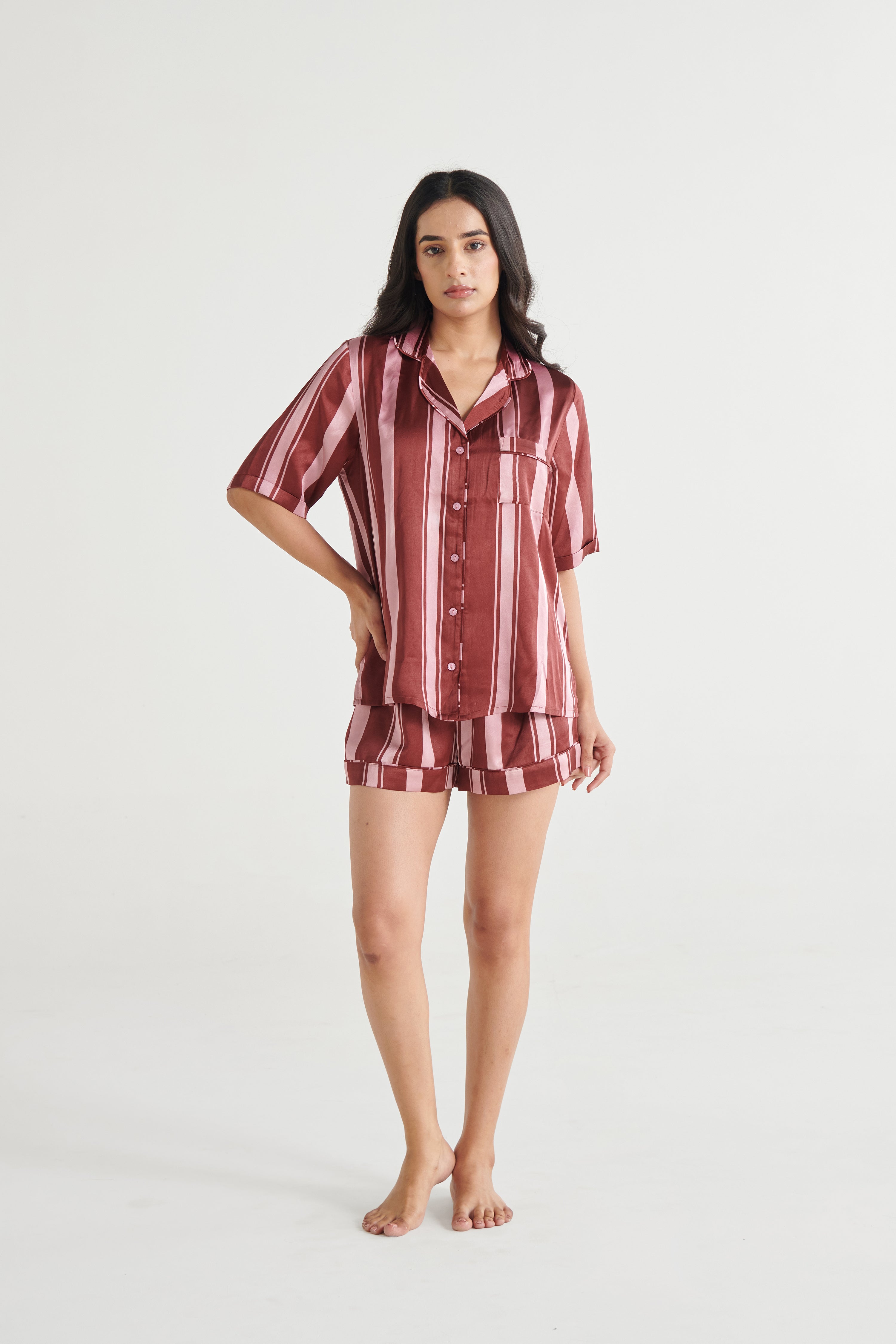 Mulberry Stripe Set